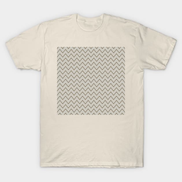 Geometric Zigzag Pattern T-Shirt by Patternos